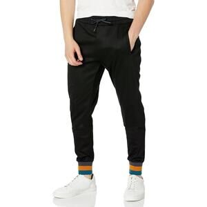 NWT $250 Paul Smith Joggers Lounge Track Pants with Artist Stripe Cuff Size L